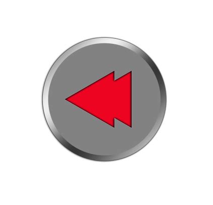 ikon tombol putar balik ilustrasi stok  gambar