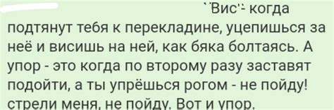 что такое вис? и что такое упор? - Школьные Знания.com
