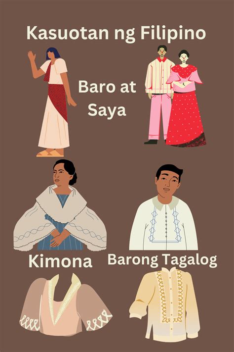 traditional na kasuotan ng filipino noli  tangere filipino