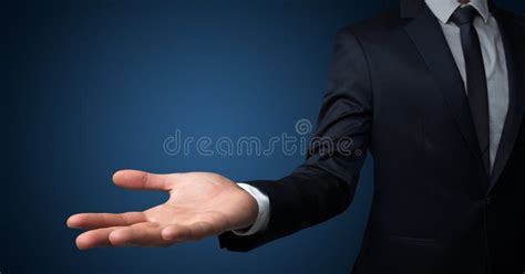 Businessman Handing Something without Concept Stock Photo - Image of ...