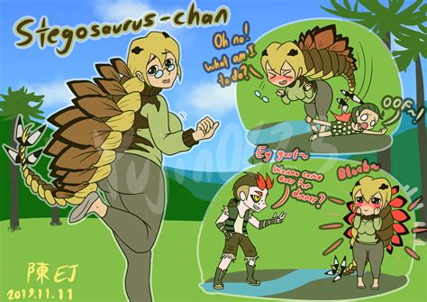 WWD Gijinka- Stegosaurus-chan by Yujin0623 on DeviantArt