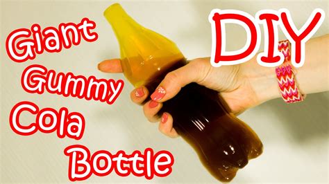 DIY Giant Gummy Cola Bottle - How To Make Giant Gummy Coca-Cola Bottle ...