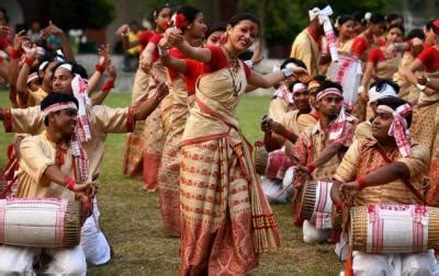 bohag bihu  rongali bihu festival  assam celebration  assamese