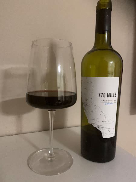 770 Miles Zinfandel 2020 - The Grape Dummies