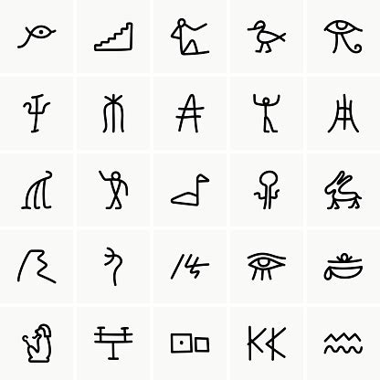 Ancient Symbols Stock Illustration - Download Image Now - iStock