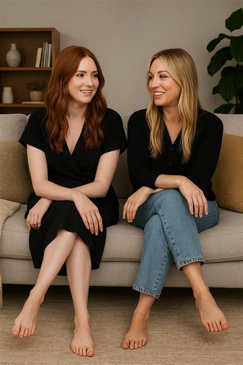 Karen gillan and kaley cuoco sexy feet by femalecelebsfeet on DeviantArt