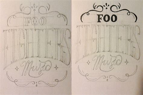 Foo fighters I Lettering on Behance