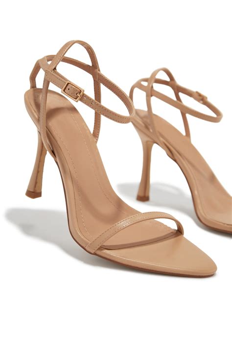 Miss Lola | Adrienne Nude Single Sole Heels – MISS LOLA