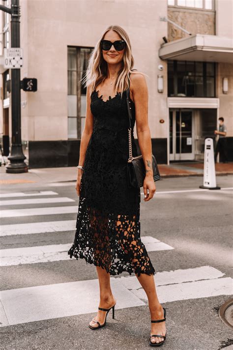 Black Lace Cocktail Dress