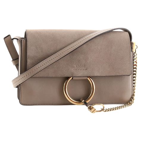 Chloe Faye Shoulder Bag Leather and Suede Medium at 1stDibs | pink