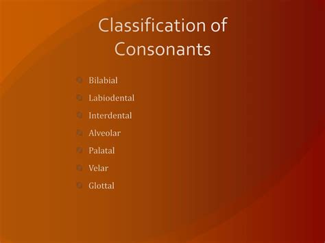 consonant transcription powerpoint