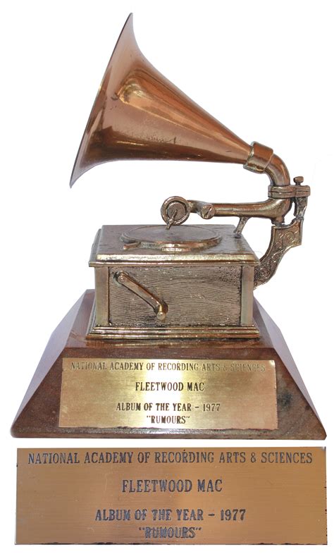 Lot Detail - Fleetwood Mac Grammy Award for ''Album of the Year'' in ...