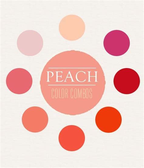 Peach color combination inspiration #pastels #peach- wall co | Peach ...