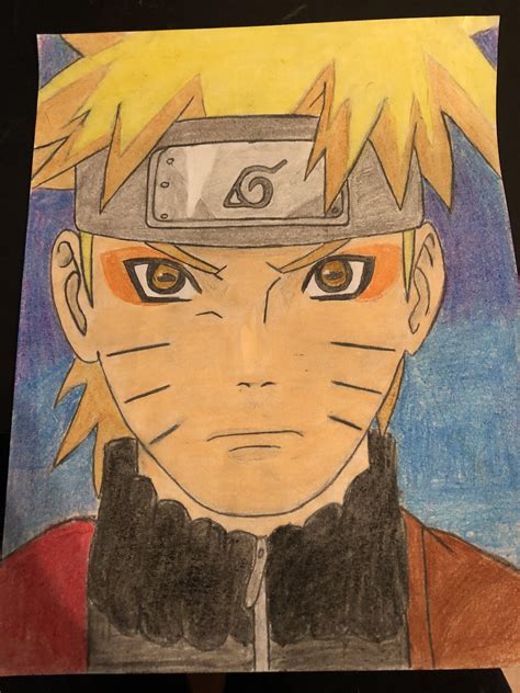 how to draw anime naruto 3