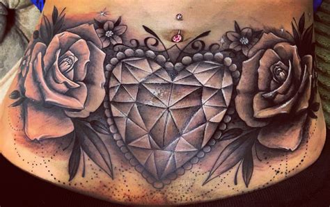 tattoo for women stomach