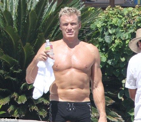 Dolph Lundgren, Tom Cruise and Sly Stallone still have pecs to die for