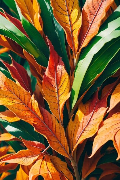 premium ai image spring leafs