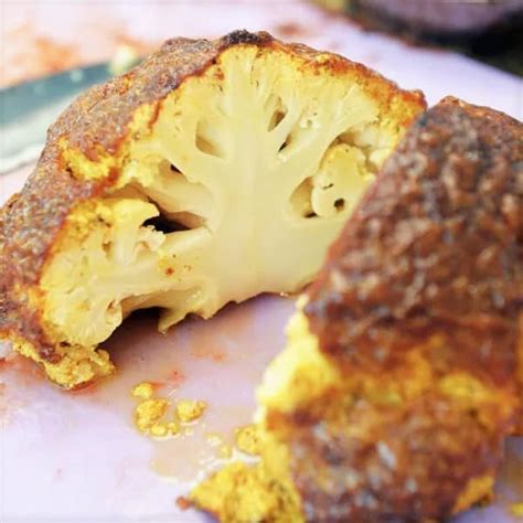 Whole Curry Cauliflower | Bush Cooking