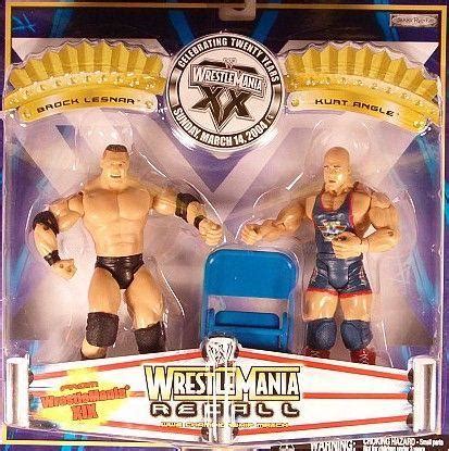 Brock Lesnar vs. Kurt Angle | WrestlingFigs
