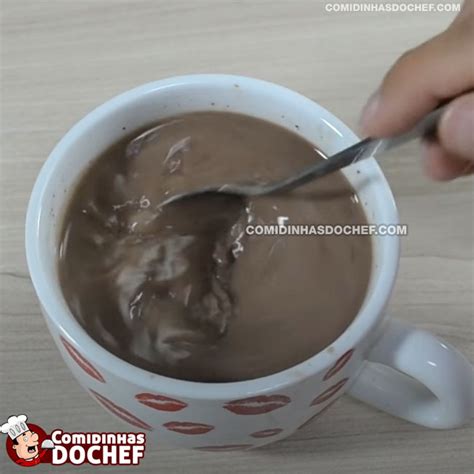 Chocolate Quente No Micro Ondas - Receita de Chocolate Quente no Micro-ondas - Comidinhas do Chef