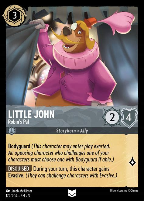 Little John - Robin's Pal Lorcana Card | inkDecks.com