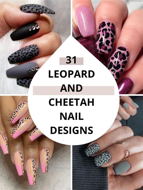 cheetah print nails  designs ray amaari