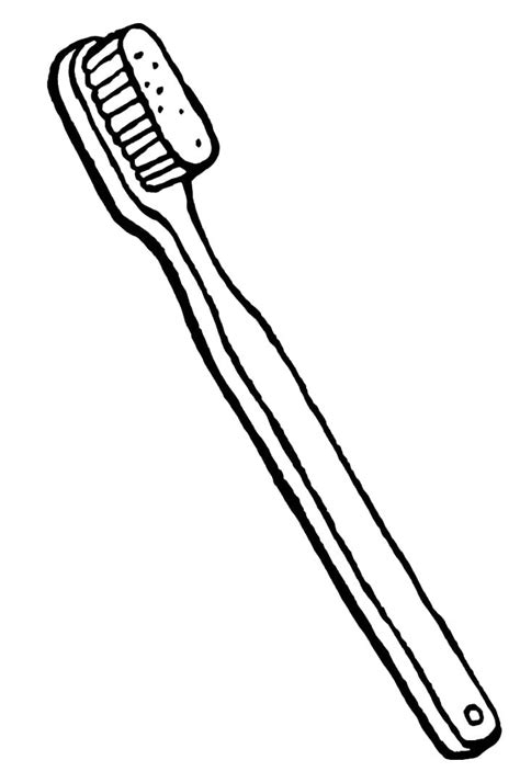 Desenho De Escova De Dentes Para Colorir
