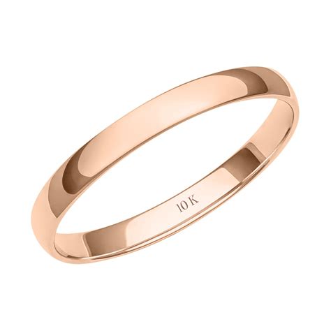 gold simple wedding rings 9