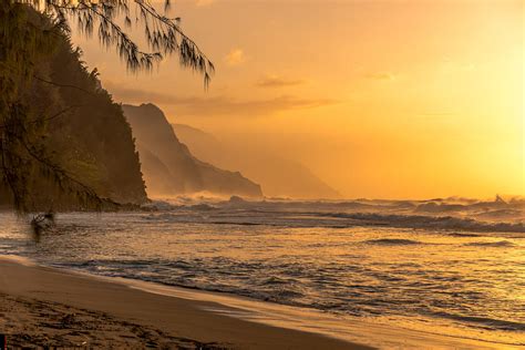 Na Pali Coast SunSet Photograph by Tex Wantsmore