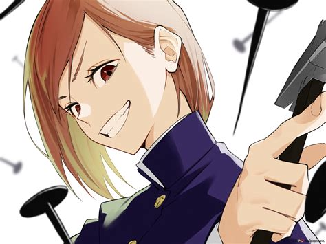 Nobara kugisaki from Jujutsu kaisen 4K wallpaper download