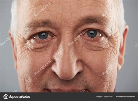grey eyes  adult man  wise  calm stock photo
