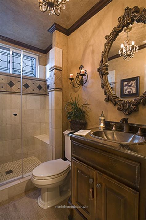 Look Over This Stunning 82 Luxurious Tuscan Bathroom Decor Ideas ...