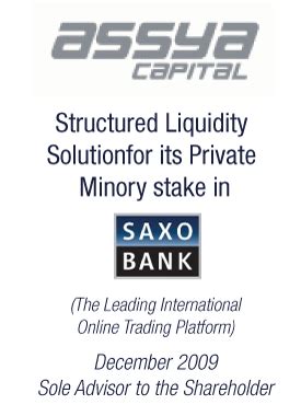 bryan garnier  successfully structures  liquidity solution