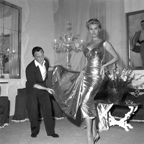 Sophia Loren and fashion designer Emilio Schuberth, photo by Pierluigi