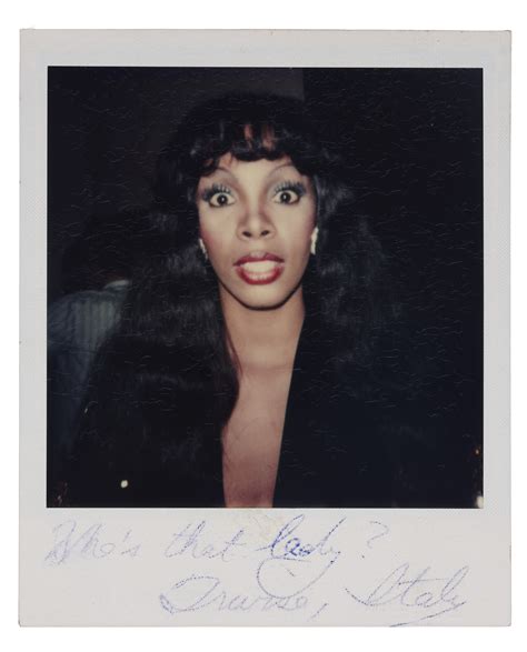 AN INSCRIBED PHOTOGRAPH, DONNA SUMMER, CIRCA MAY 1977 | Christie’s