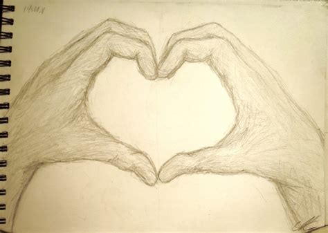 Hands Making A Heart Drawing at GetDrawings | Free download