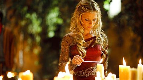 The beautiful Emilia Fox, who I knew first as Georgiana Darcy. Merlin ...
