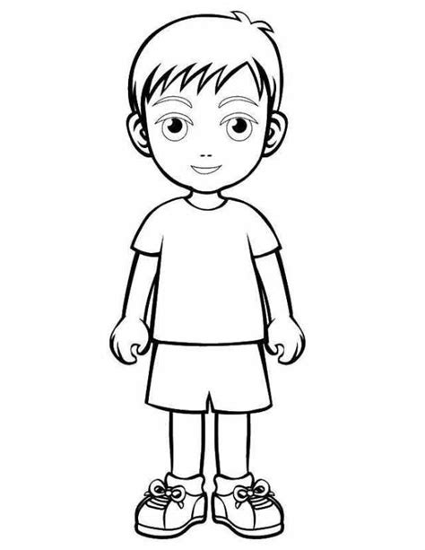 мальчик рисунок - Поиск в Google | People coloring pages, Coloring ...
