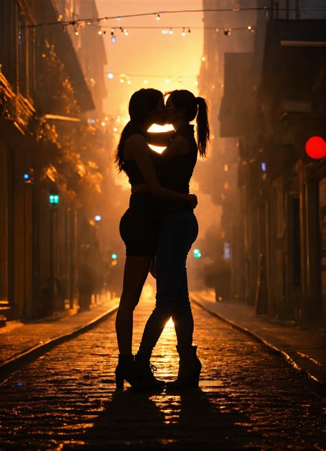 Lexica - Lesbian kiss black