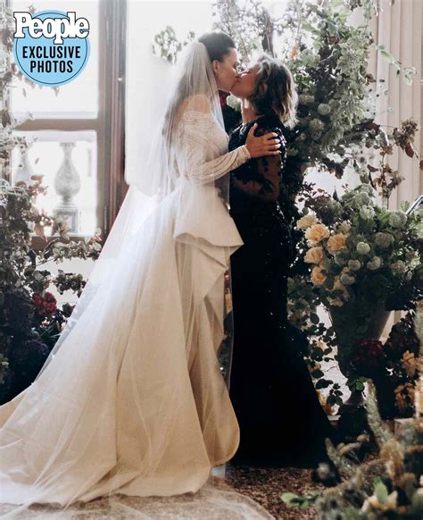 Jillian Michaels Marries DeShanna Marie Michaels in Black Dress for a