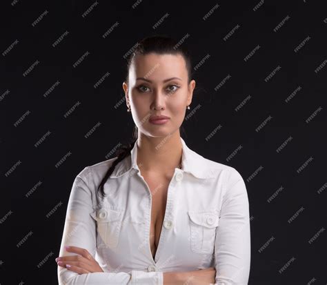 Premium Photo | Portrait of beautiful asian brunette girl close up