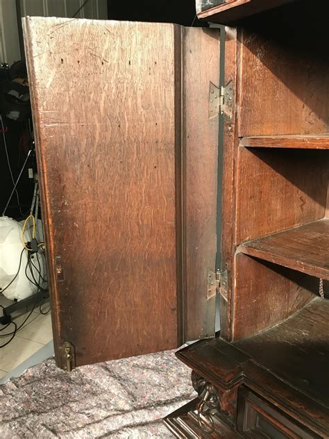 Cabinet on Stand Dutch Renaissance Oak Ebonised Secret Locking