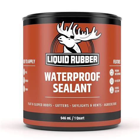 Liquid Rubber Waterproof Sealant - Multi-Surface Leak Repair Indoor and