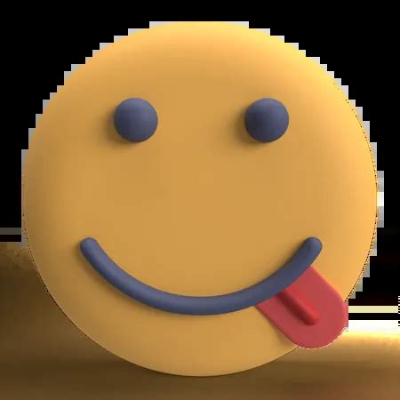 Hungry emoji Logo 3D Icon download in PNG, OBJ or Blend format