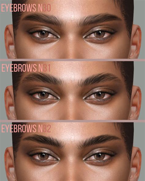 Eyebrows And Hairline Obscurus Sims On Patreon Sims 4 Piercings ...
