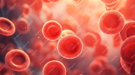 Premium Photo | Red blood cells under microscope scientific ...