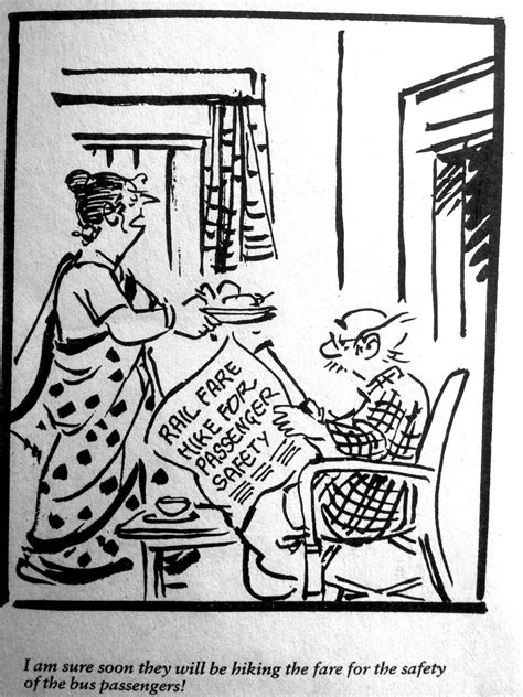 rk laxmans cartoons indian railways