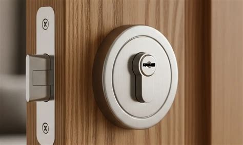 how to install a deadbolt on a door without hole