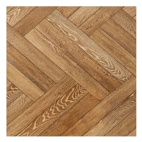 ACHIM Retro 12x12 Self Adhesive Vinyl Floor Tile - Blonde Herringbone ...