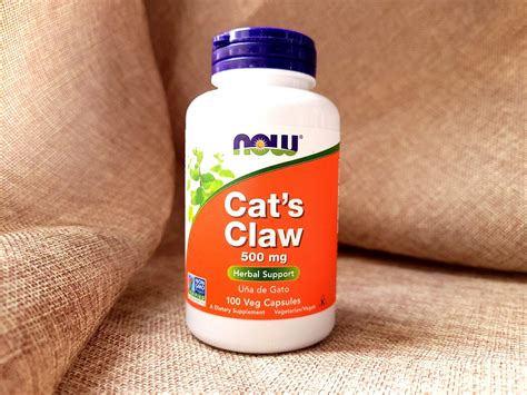 NOW Foods, кошачий коготь, Cat’s claw, 500 мг, 100 вегетарианских ...